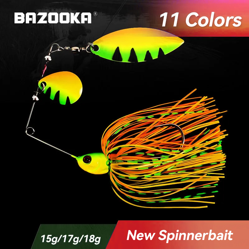 Fishing Lure Jerkbait - Bazooka 15g 18g Spinnerbait Fishing Lure