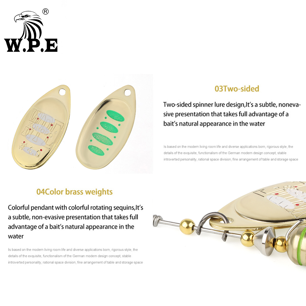 W.P.E KOMODO Spinner Lure 2pcs - Fishing Lure Spoon ulasan dan harga