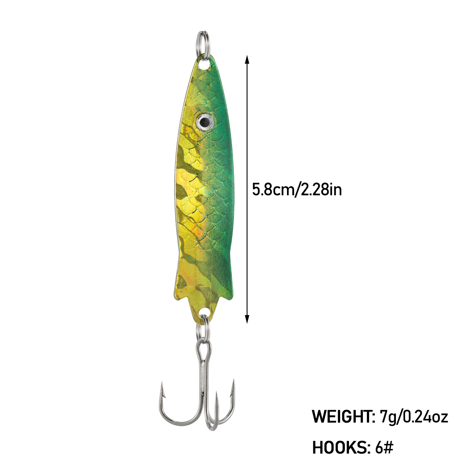 7g Toby Spoons Metal Jig Fishi - Fishing Lure Spoon ulasan dan harga