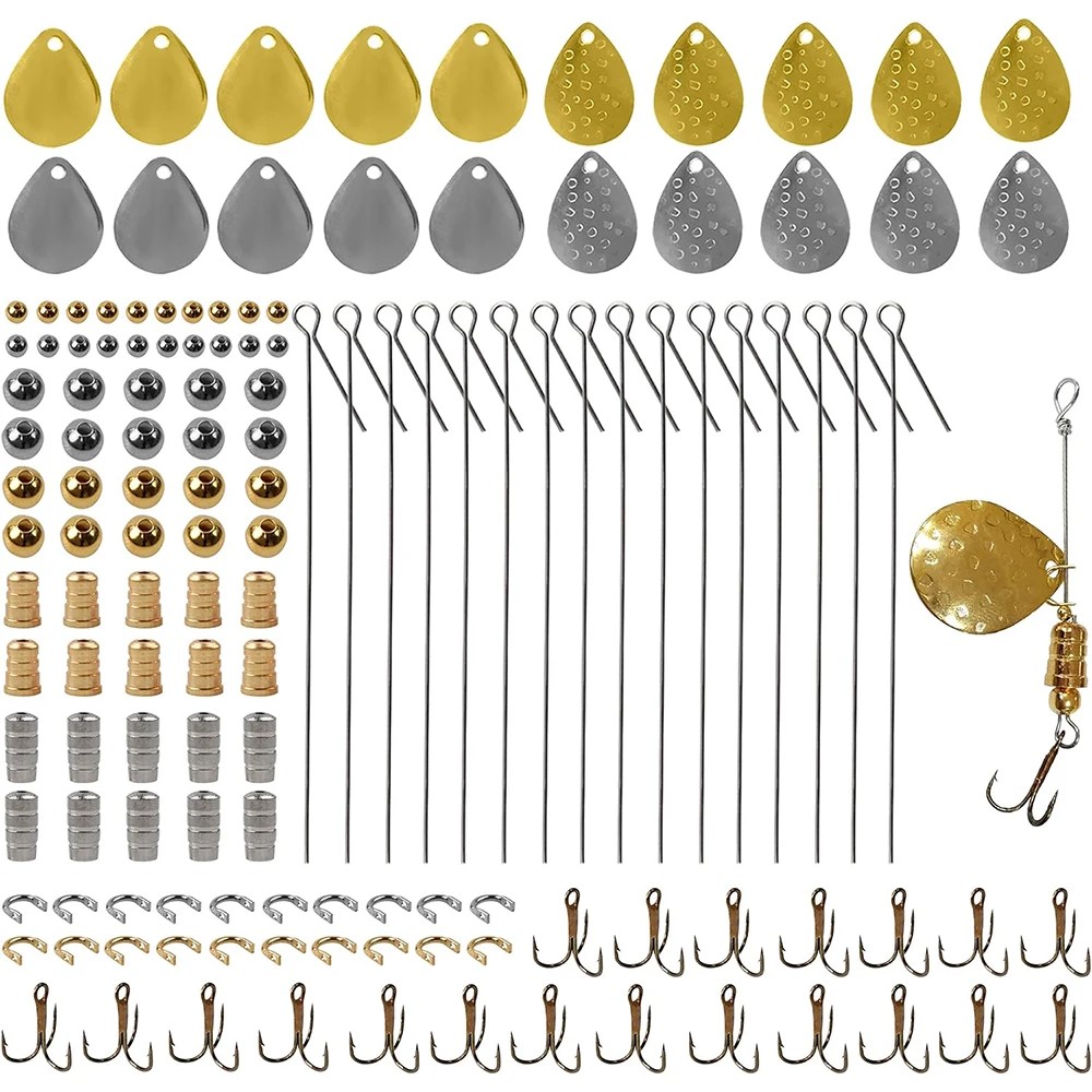 140Pcs Fishing Lures Making Ki - Fishing Lure Spoon ulasan dan harga
