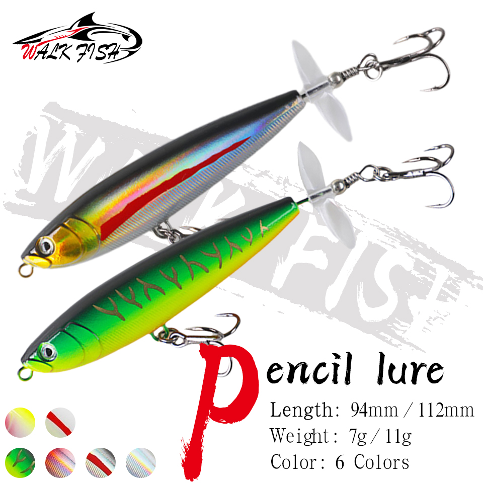 WALK FISH 7g/11g Pencil Bait S - Fishing Lure Buzzbait ulasan dan harga