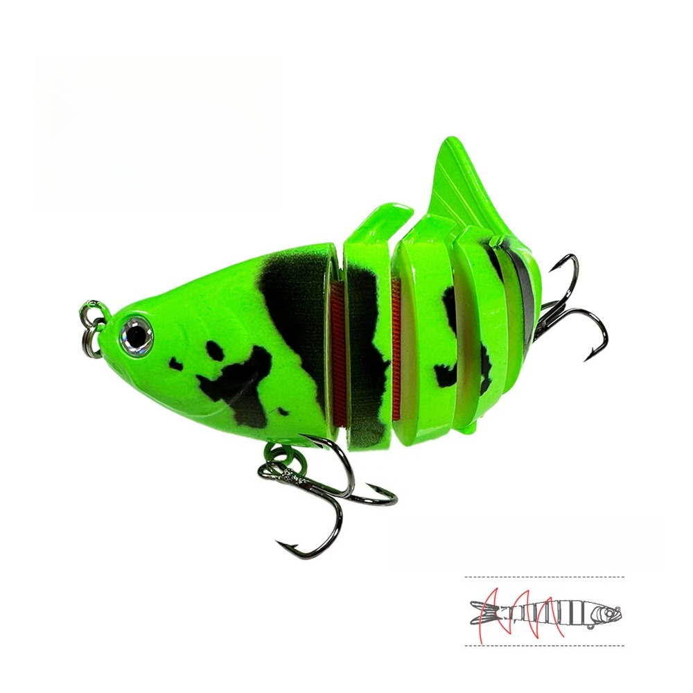 1pc Multi-segment Hard Lure 10 - Fishing Lure Jerkbait ulasan dan harga